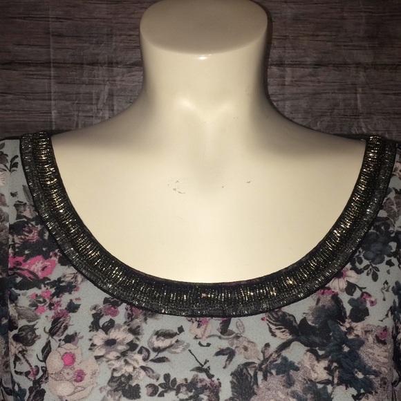Maurice's Floral & Sequins Dressy Top - Picture 3 of 8
